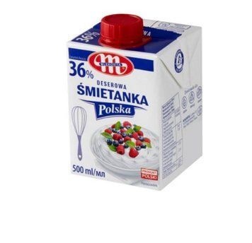 Вершки Млековіта Сметанка Mlekovita Smietanka Polska 36% 500 мл  1598893898 фото