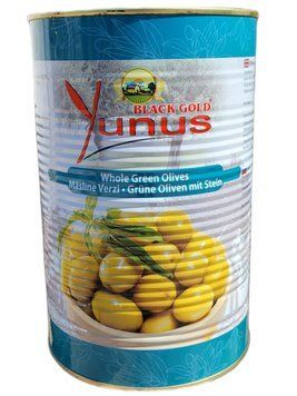 Оливки зелені гіганти Yunus 4300/2500 гр 47642413 фото