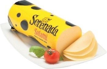 Сир сичужний твердий Серенада Салямі Спомлек Serenada Salami Spomlek 45% вага ~ 1,5 кг  837974710 фото