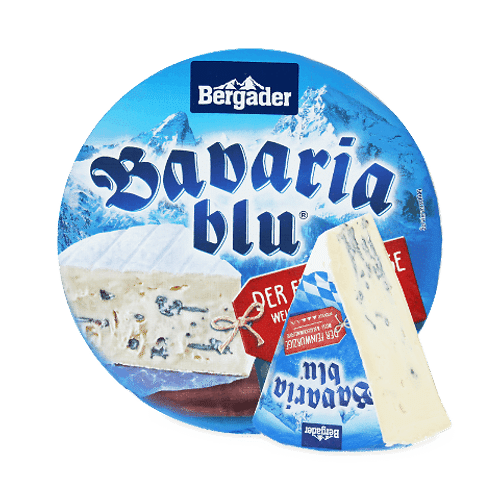 Сыр Бергадер Бавария Блю Bergader Bavaria Blu с плесенью 50% (Германия), вес ~ 1,2 кг  995024555 фото