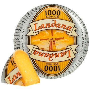 Сир витриманий гауда Ландана 1000 днів Landana 1000 Days 48% вага ~ 12 кг  821070519 фото