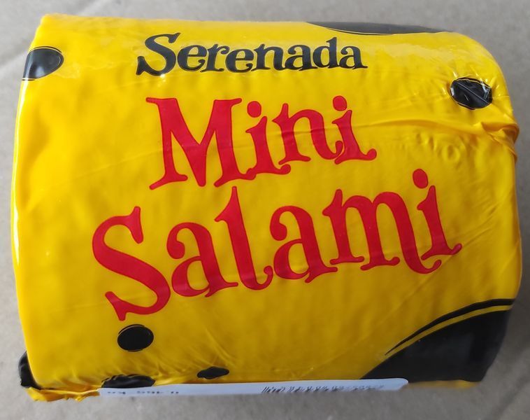 Сир сичужний твердий Серенада Салямі міні Спомлек Serenada Salami mini Spomlek 45% вага ~ 0,5 кг copy_837974710 фото